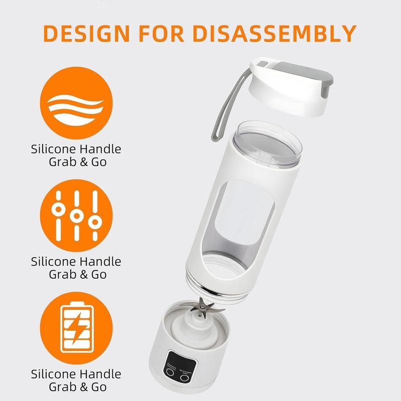 【2026】 Best Portable Juicer Blender with Smart LED Display, Diet-Friendly and Leak-Proof Design, Ideal for Smoothies, Juices, Shakes & Healthy Lifestyle, Mini Personal Smoothie & Juice Maker Cup for Travel, Gym & Kitchen
