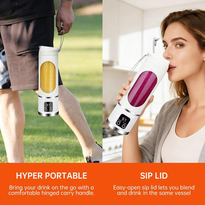 【2026】 Best Portable Juicer Blender with Smart LED Display, Diet-Friendly and Leak-Proof Design, Ideal for Smoothies, Juices, Shakes & Healthy Lifestyle, Mini Personal Smoothie & Juice Maker Cup for Travel, Gym & Kitchen